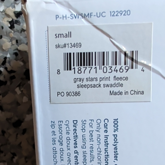 Halo SleepSack Swaddle in Soft White - Picture 3 of 3